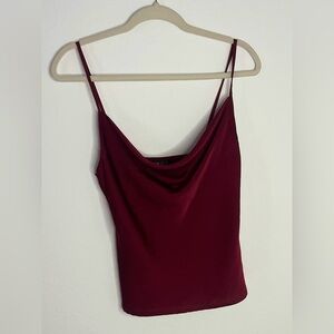 SHEIN Burgundy Camisole Top